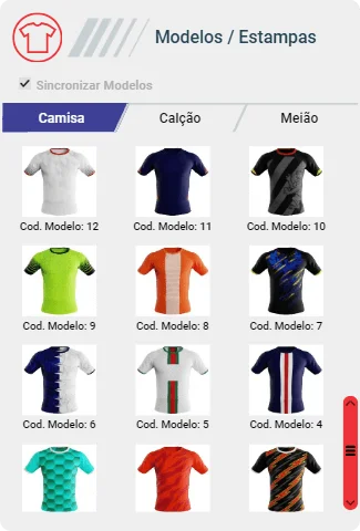 Modelos Estampas Uniforme Futebol Masculino